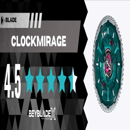 23_クロックミラージュ ガチレビュー［ベイブレードX］｜サボサボ@S1