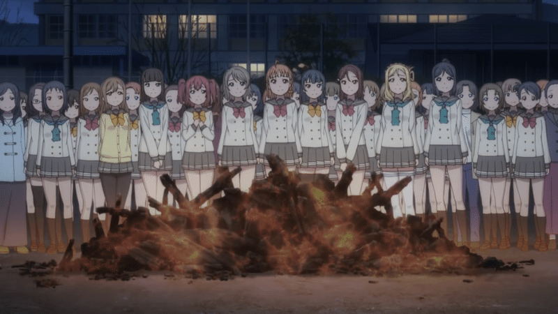 ラブライブ サンシャイン 2期 10 11話 朔空 Note