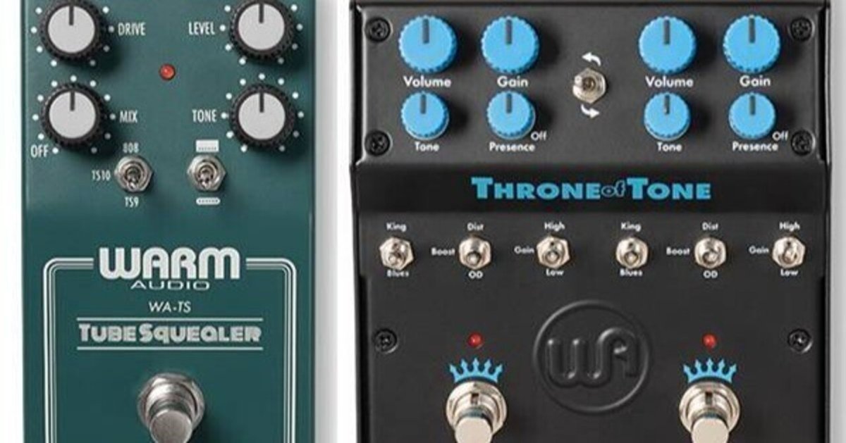 希少品Pro Martin 　W180 TS 音抜け抜群 WARM AUDIOからマニアックなTS系オーバードライブとマーシャル系