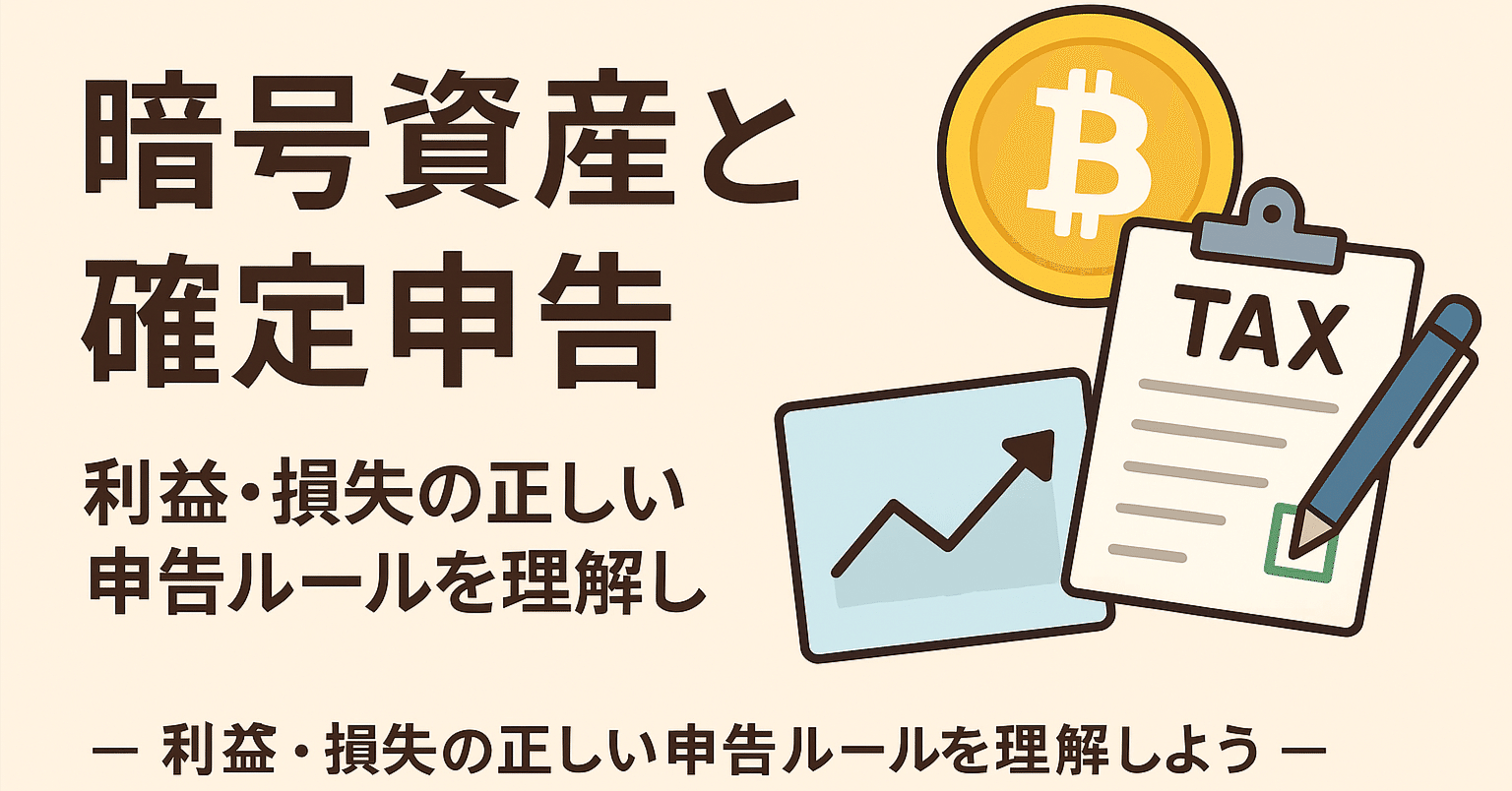 💰 暗号資産と確定申告｜利益・損失の正しい申告ルールを理解しよう｜税と資産の知恵袋｜FP×元税理士