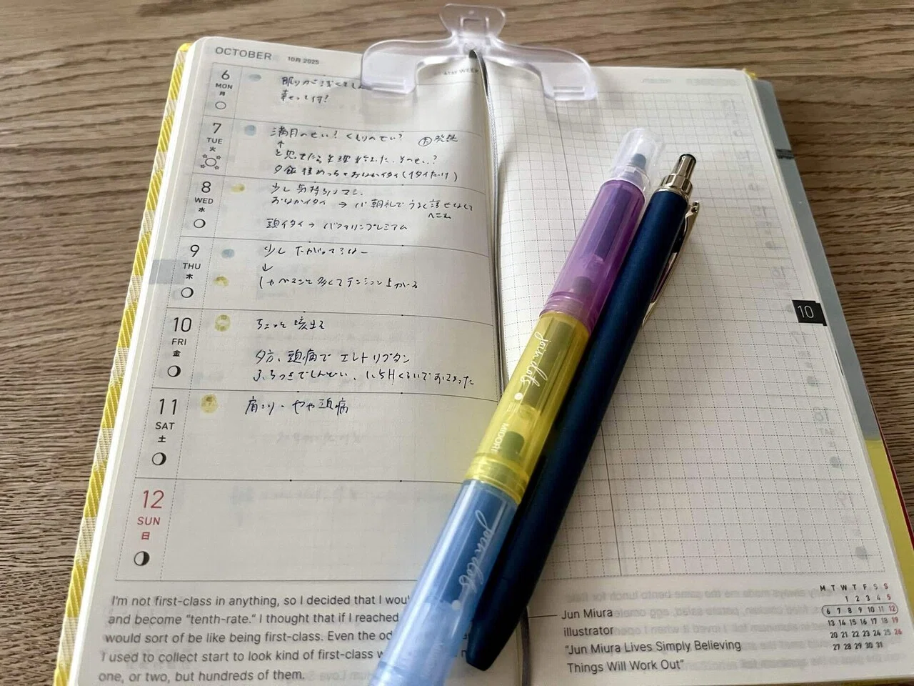 手帳にはお気に入りのペンを合わせて。今よく使うペンを紹介！｜ゆか