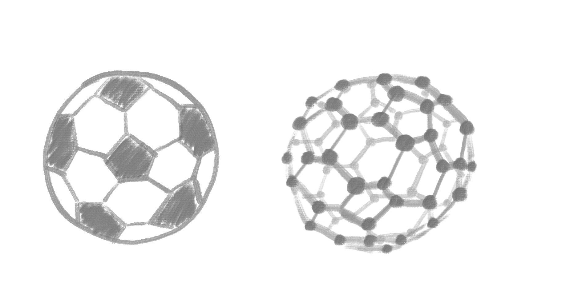 フラーレンとサッカーボール 炭素ボールの予測と発見 Gelate ジェレイト Note