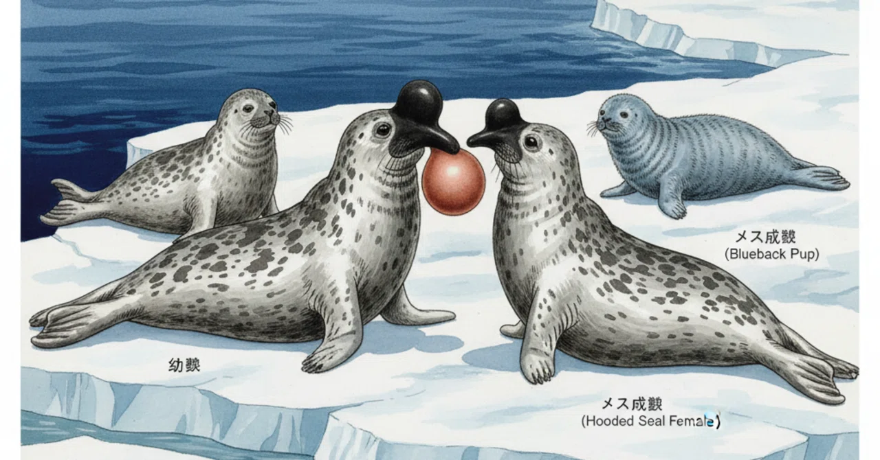 The Hooded Seal, an Inhabitant of the Arctic, is Endangered｜fitenao