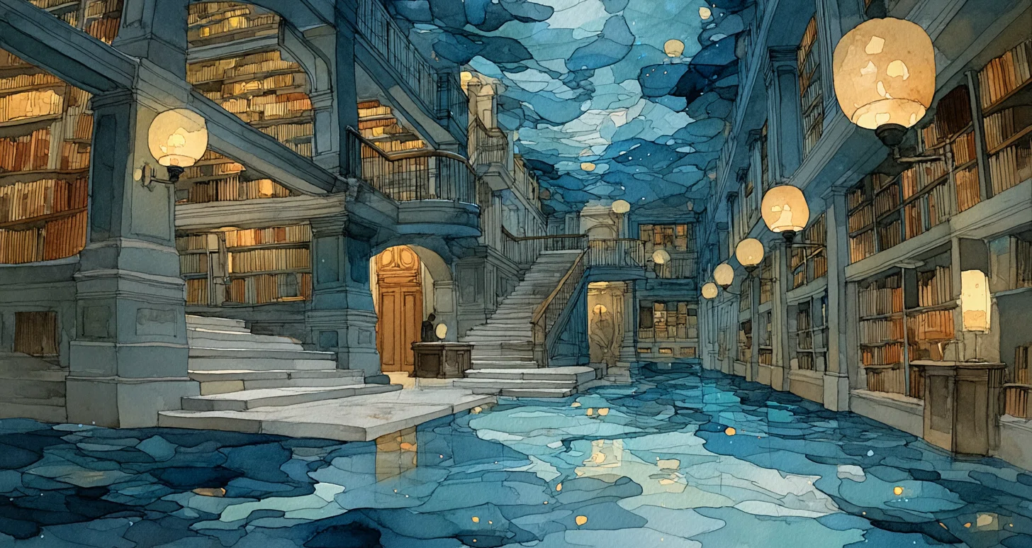 小説：月灯りの図書館 - Moonlight Library｜ソラレム - SORA Realm｜note