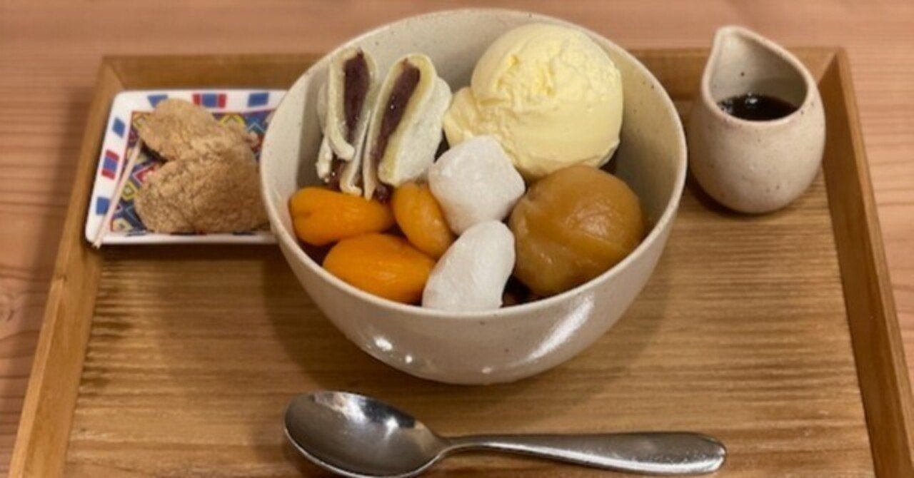 希少❗️木製　あんみつ　寒天突き　カフェ　甘味処　和菓子 行列必至の寒天工房 讃岐屋で、季節のあんみつを頂く｜チャリカフェ