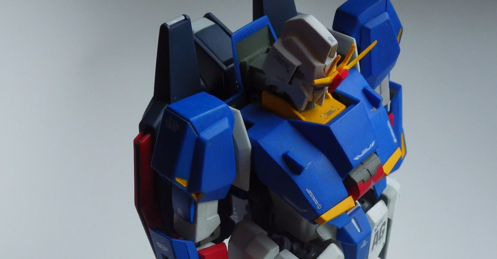 バンダイ　旧キット1/100 ガンダム　タイ生産版 旧キット 1/100ゼータガンダム完成。｜マテラボ 【G PARTS Material