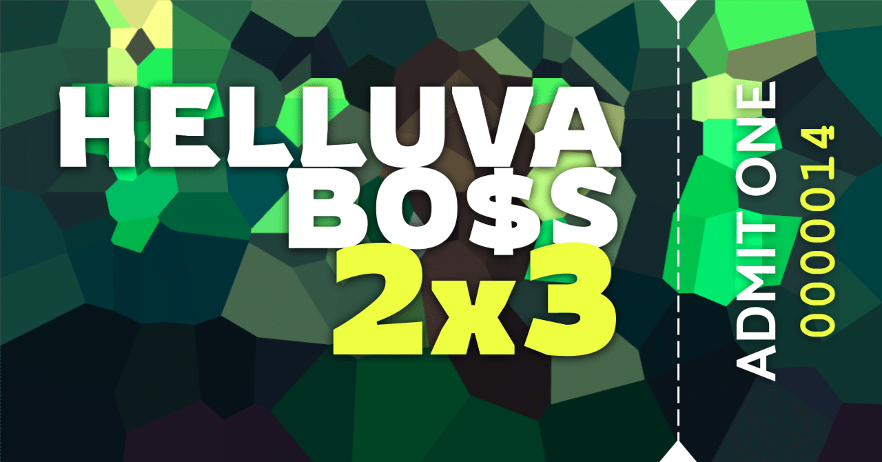 鑑賞録 #14 「ヘルヴァ・ボス シーズン2 第3話：EXES AND OOHS」｜青丹