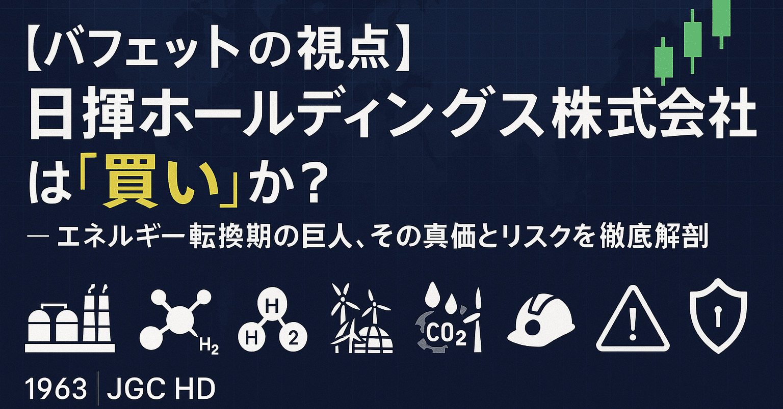 バフェットの視点】日揮ホールディングス株式会社は『買い』か