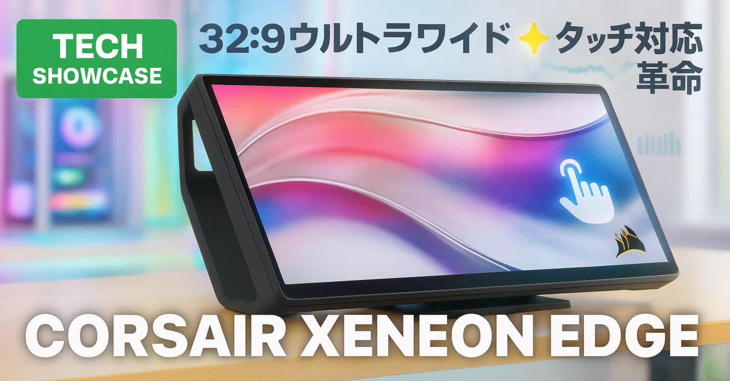 新着ギア〉 CORSAIR XENEON EDGE — 14.5 インチウルトラワイドのタッチ 新着ギア〉 CORSAIR XENEON EDGE — 14.5 インチウルトラワイドのタッチ