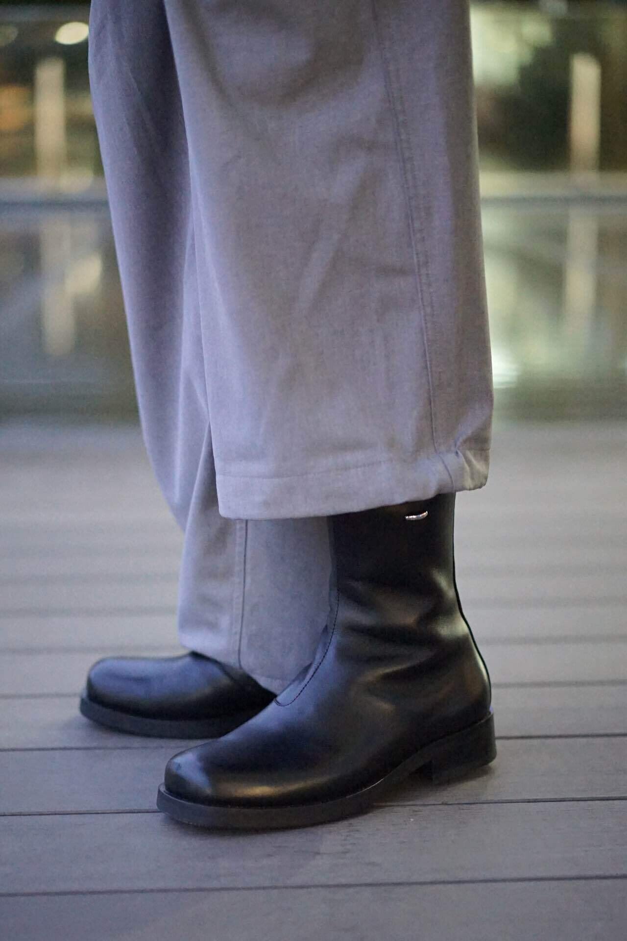 【たか】our legacy ブーツ OUR LEGACY レザー アンクルブーツ | ブラック | FARFETCH JP