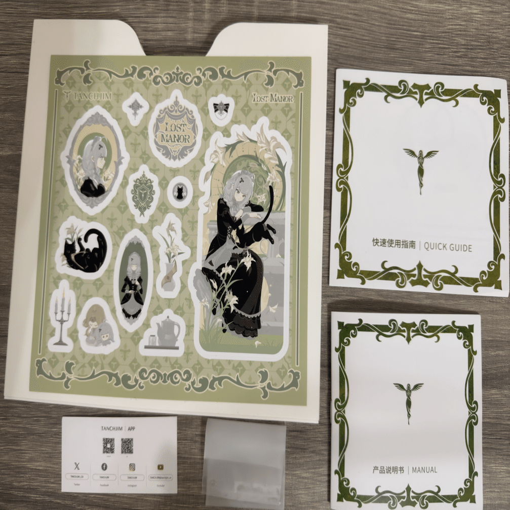 tanchjim origin lost manor 限定グッズセット TANCHJIM 10周年記念モデル ORIGIN LOST MANOR 所感｜マウス右上に防犯