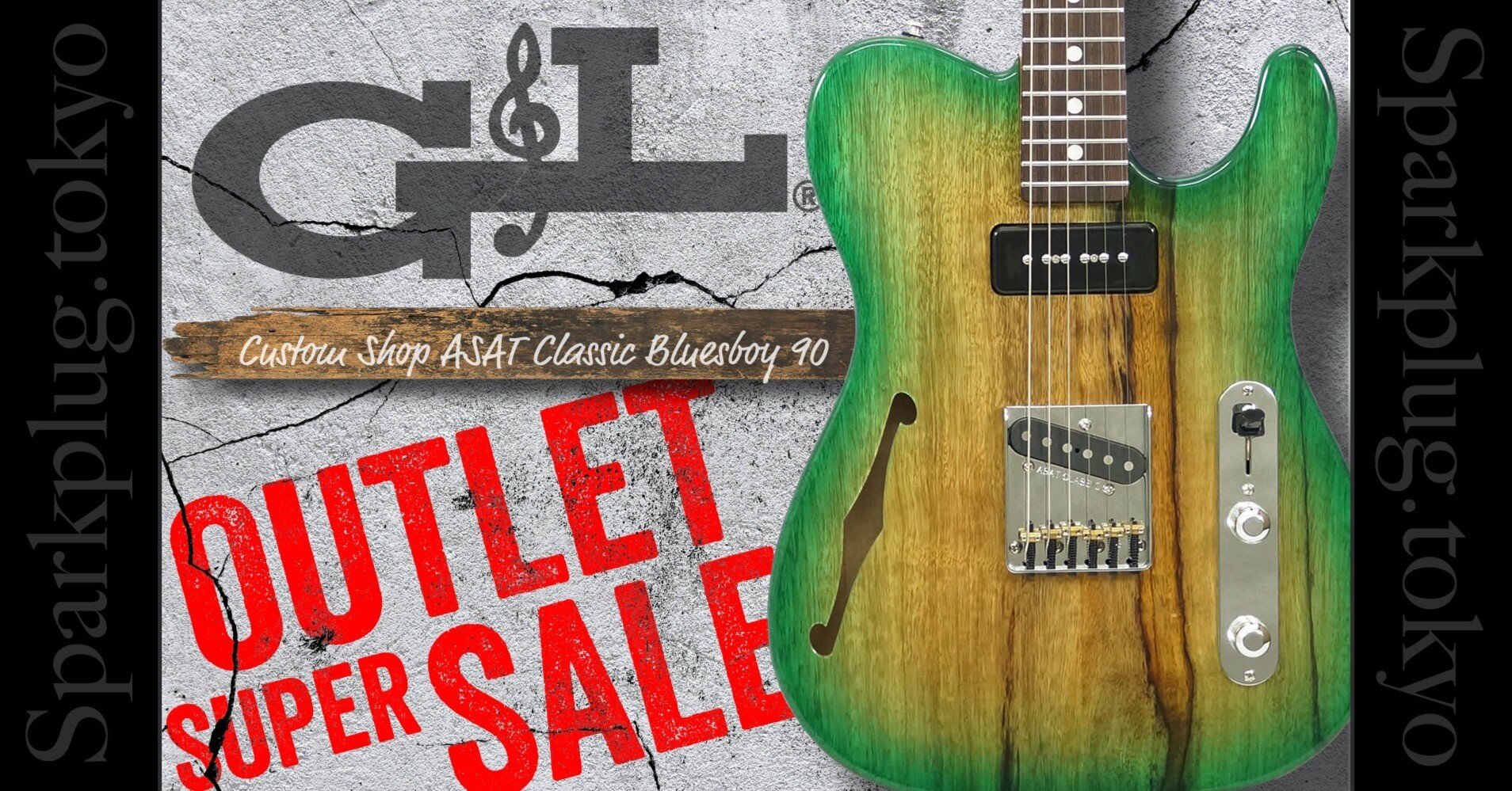 G&L祭り！USAカスタムショップ製の特別な「ASAT Classic Bluesboy 90