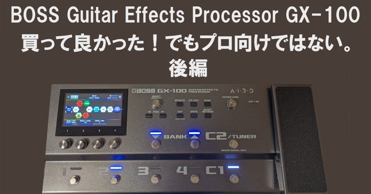 BOSS GL-100 アナログプリアンプ スピーカーシミュレーター