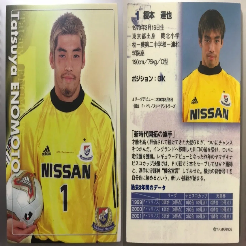 マッチデーカードの思い出 2002②｜今野隆之