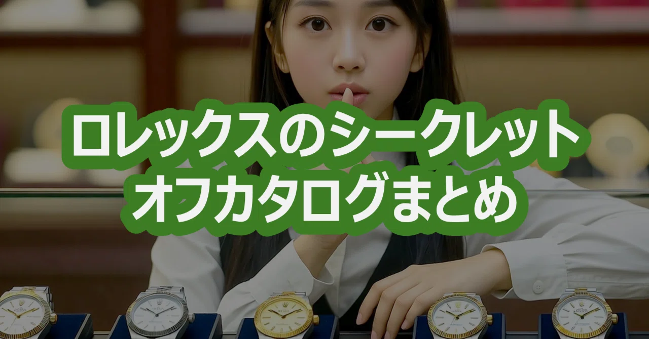 2025.12.3更新┃ロレックス シークレット/オフカタログモデル 完全版