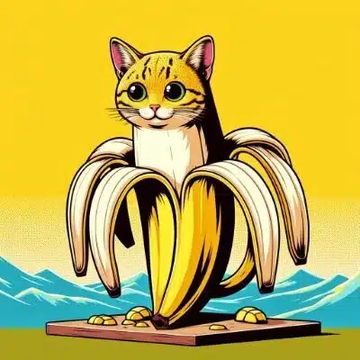 ネコ（バナナ風味）
