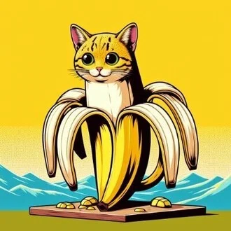 ネコ（バナナ風味）