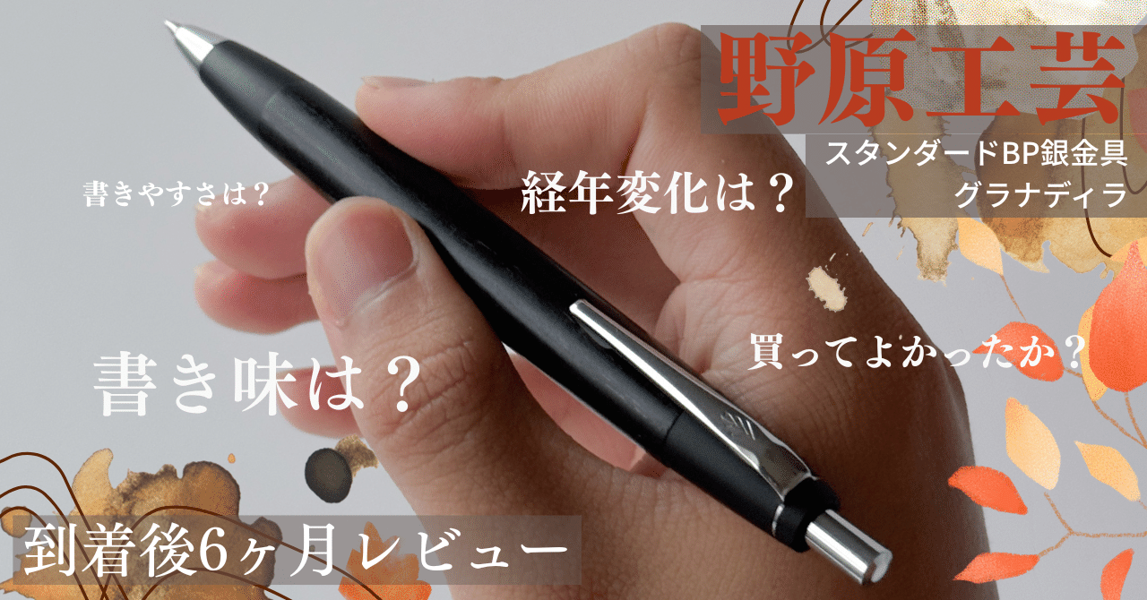 購入後6ヶ月レビュー】野原工芸 スタンダードBP銀金具グラナディラ｜Tola