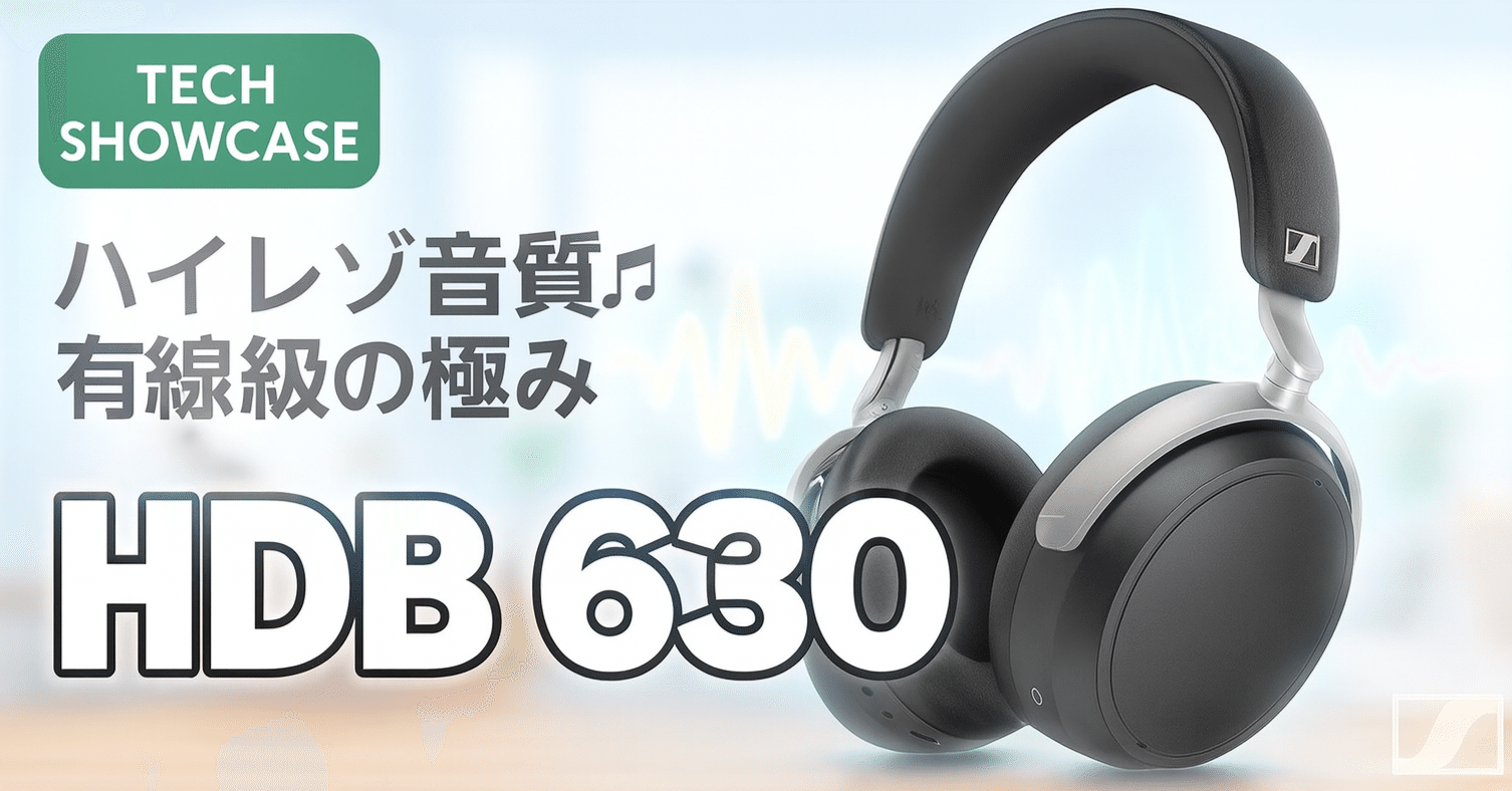 Sennheiser HDB 630 ワイヤレスヘッドホン ブルートゥースヘッドホン HDB-630 [ノイズキャンセリング対応