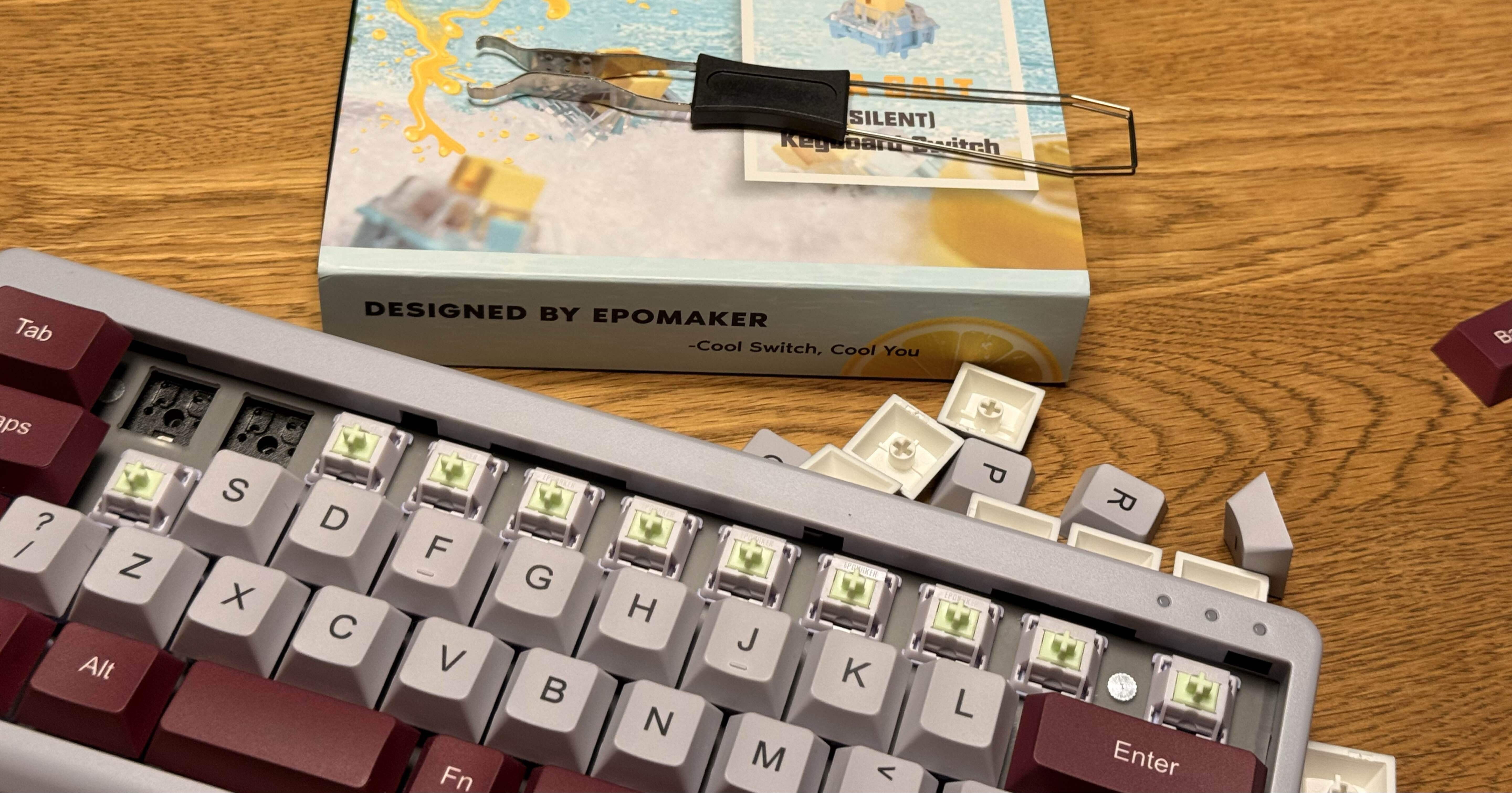 EPOMAKER TH40のキースイッチを交換した｜丘乃上にゃむ