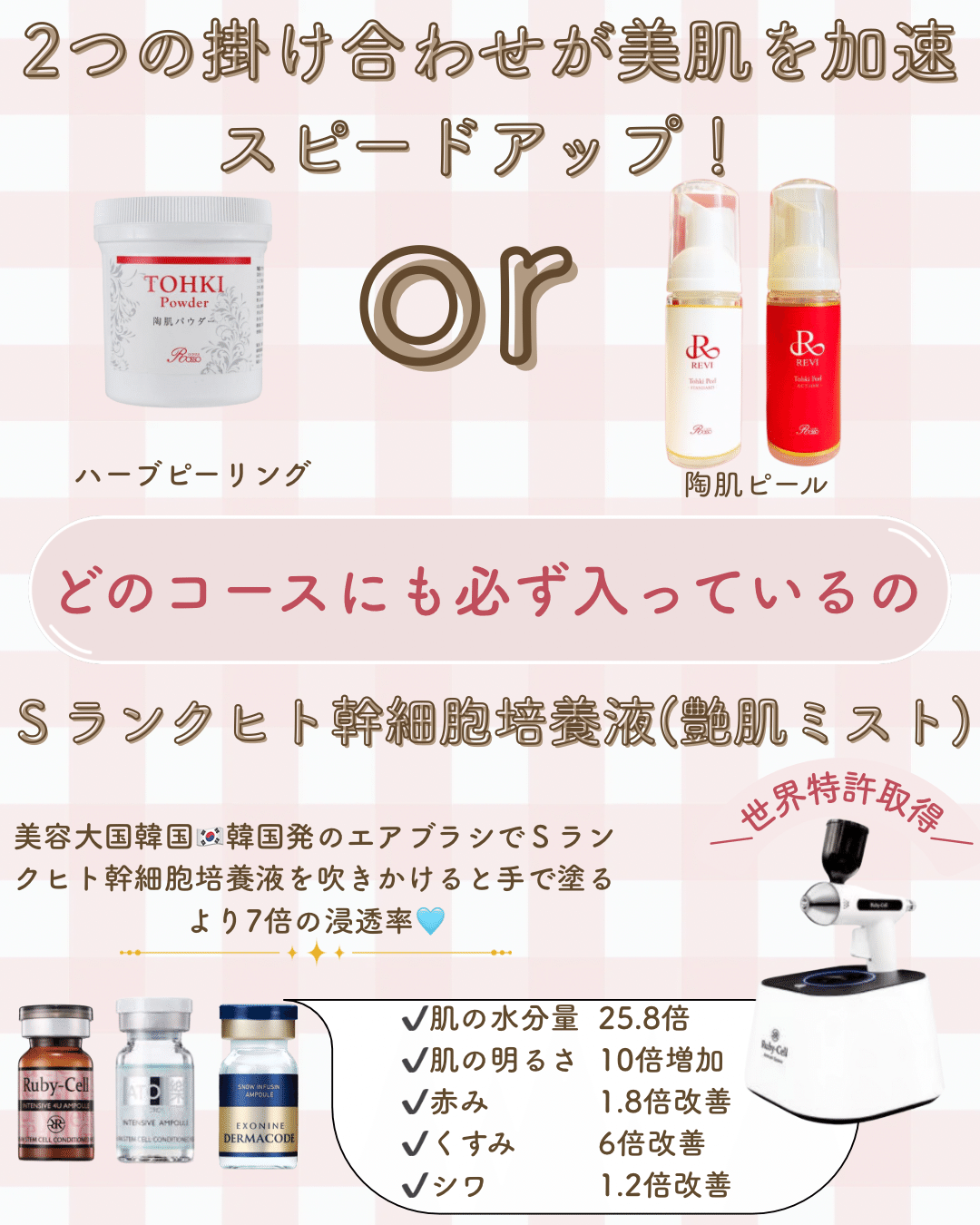 salon menu｜salon La joue Rose|山形県東根市の肌質改善サロン
