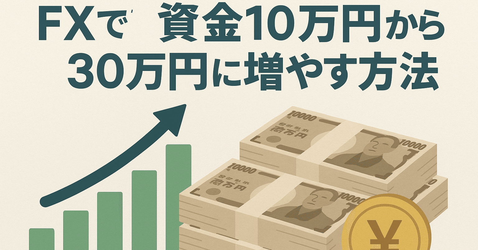 FXで資金10万円から30万円に増やすまで｜オワタくん