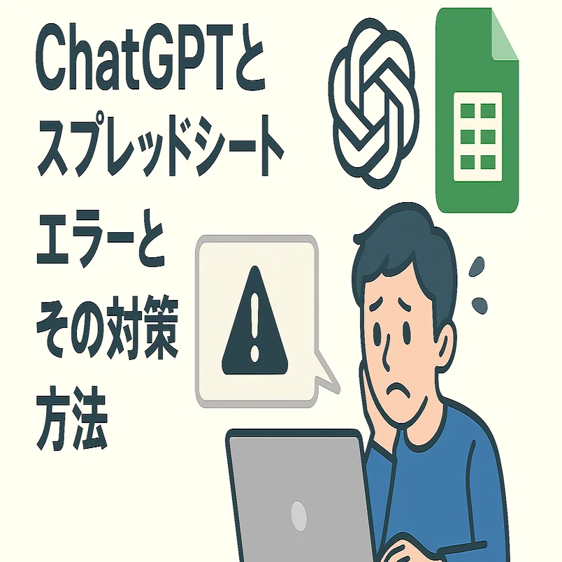 最新版】ChatGPTとスプレッドシート連携 で頻発するエラーとその対策