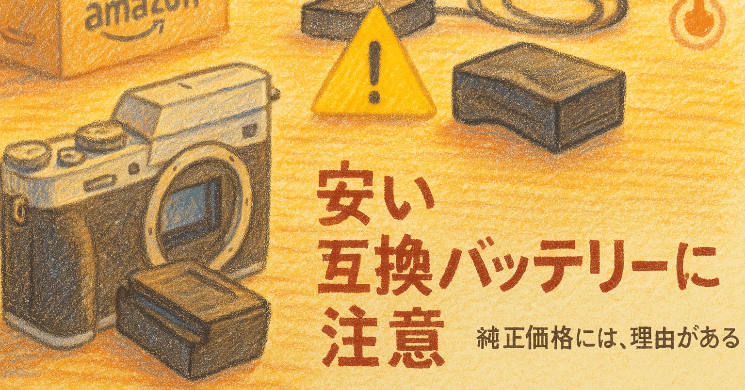 デジカメ互換バッテリーで後悔。安さに隠れた“膨張トラブル”の実体験