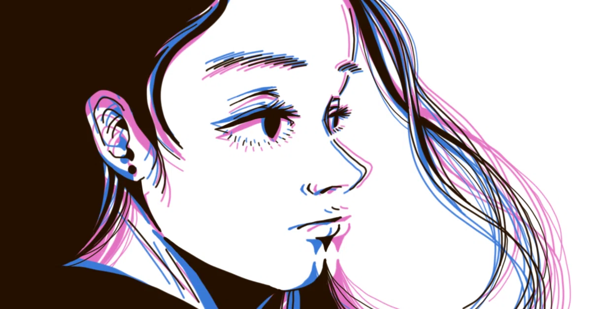 [Creative Record] Overlapping Colors and Lines, Contrast｜みずほ〈イラストレーター〉