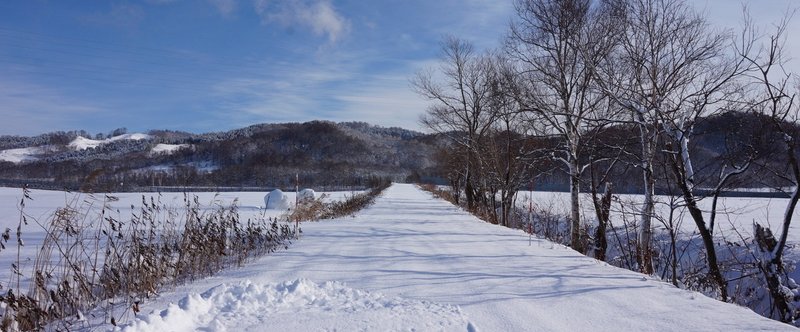 冬がはじまるよ～北海道奈井江町の風景