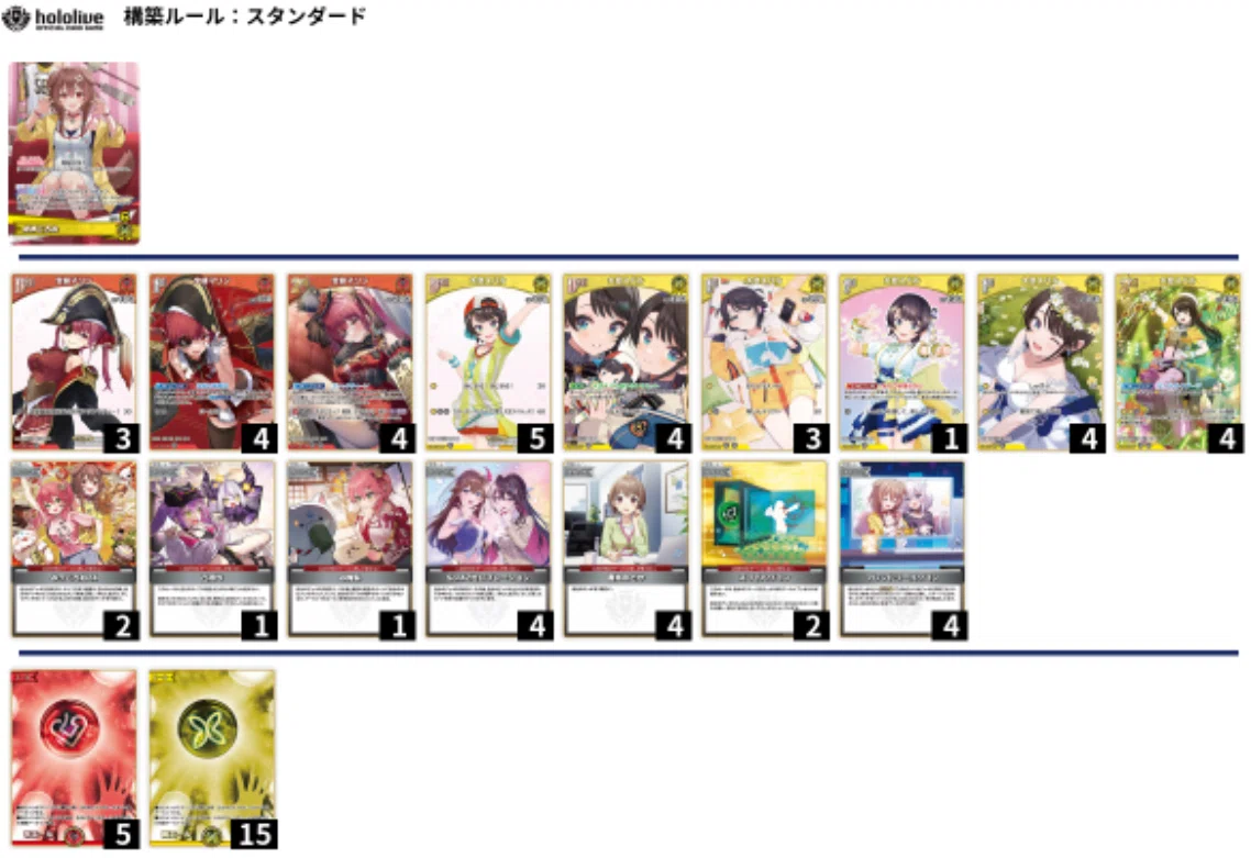 ババドナ デッキ 宝鐘マリン 大空スバル スリーブ付き 5弾ババドナリスト(スバルマリン)｜もとや