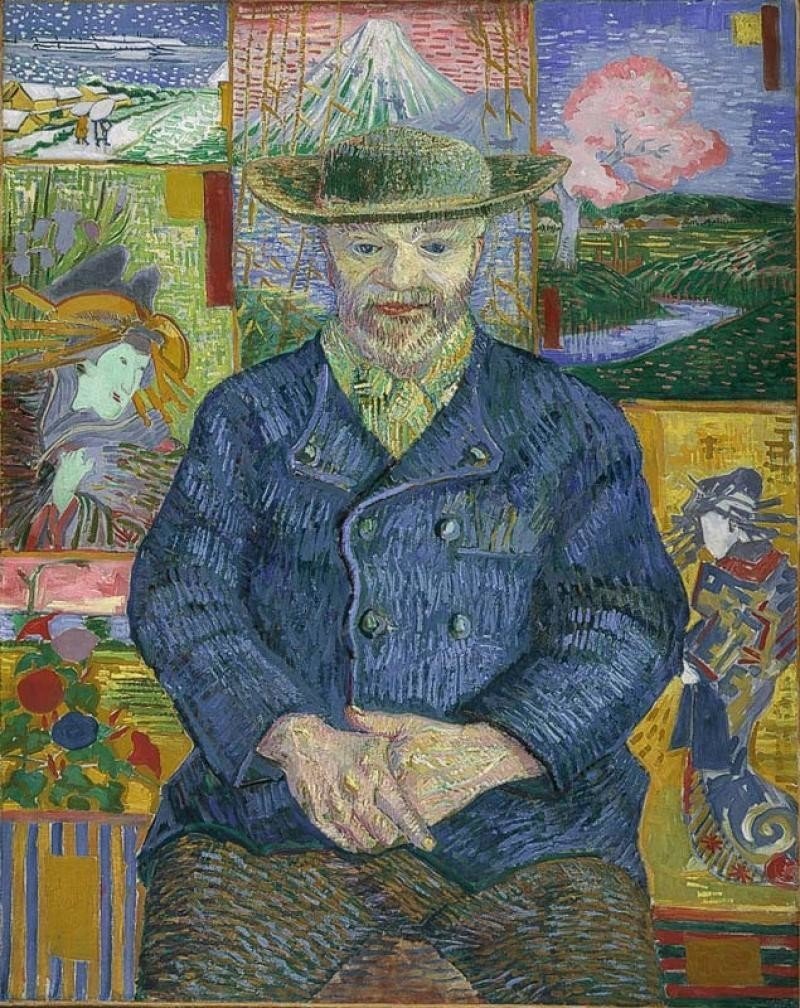 1887『タンギー爺さん』Van_Gogh_-_Portrait_of_Pere_Tanguy_1887-8
