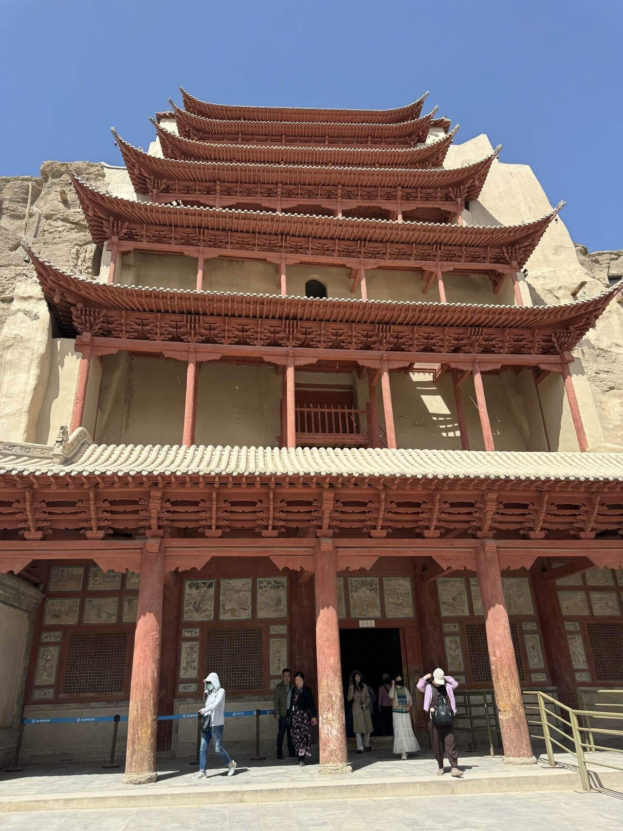 絵画「シルクロード～ 月牙泉のほとりの楼閣」　水彩画 絵画「シルクロード～ 月牙泉のほとりの楼閣」水彩画