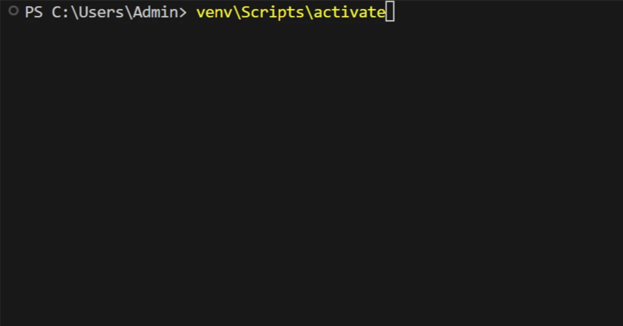PowerShellでvenvを有効化できないときの対処法|ギガドリル