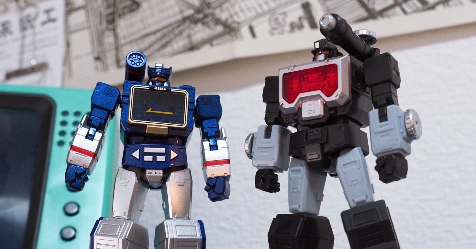 AULDEYのサウンドウェーブ＆マグニフィカス到着｜TFの写真｜えかわかなこ