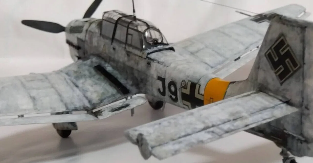 Ju87B-2スツーカ#15（ハセガワ 1/48 ）～完・考証話と感想｜はりす筆