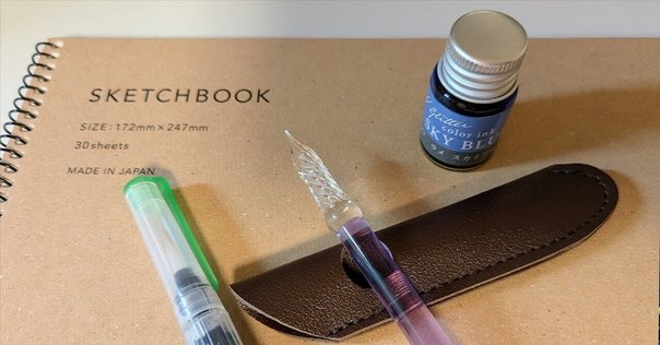 菅清流　ガラスペン　加茂の流れ　Sサイズ 菅清流 ガラスペン 加茂の流れ Sサイズ 硬質ガラスペン 清流