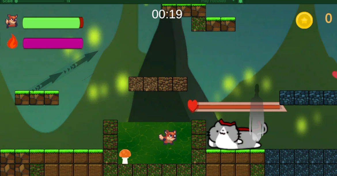 [Unity 게임 제작] 2D 횡스크롤 액션｜ぬこ尻ryo