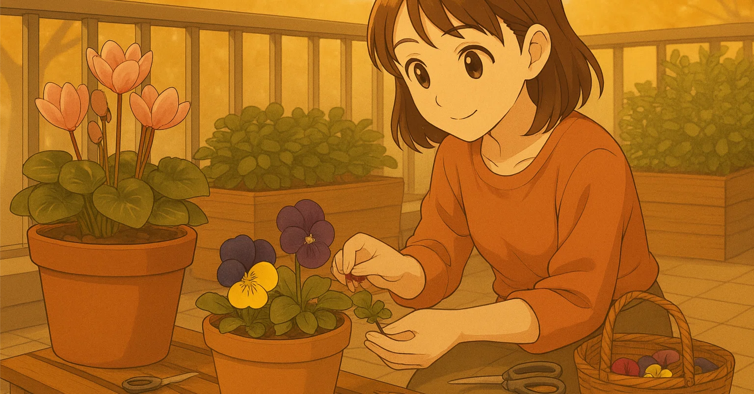 花がら摘み、やってる？—秋冬こそ続けたい“咲かせる習慣”✂️—｜園芸