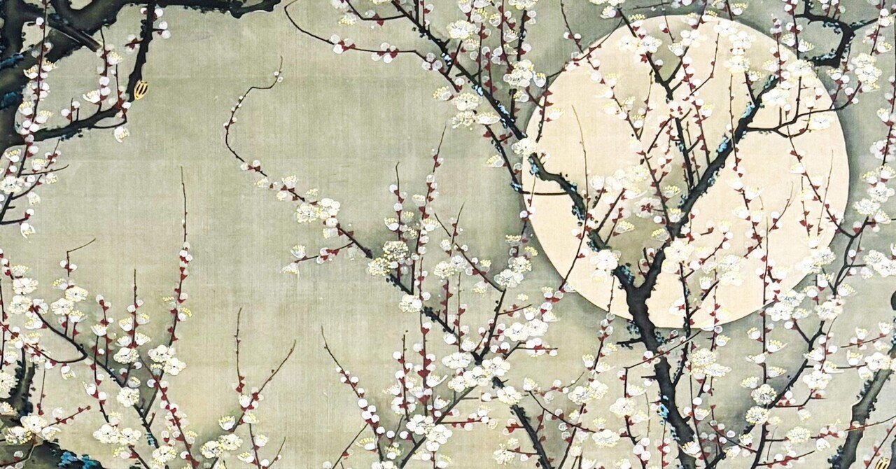 【希少】真作 諸沢古美 梅香る蔵王山麓 4号 MITSUKOSHI 銀座 絵画 若冲の描く美しい夜の世界へ。私が 