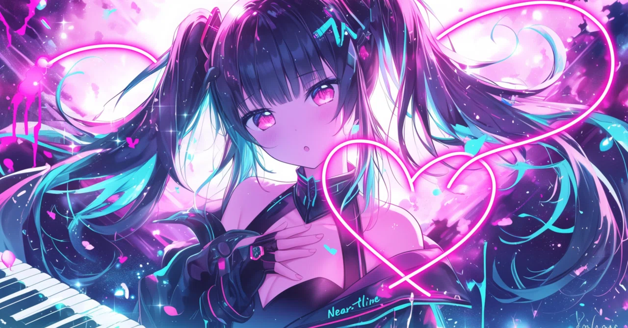 Rave Pop 💫 Neon Heartline|Rave Pop【光と鼓動のレイブ・ポップアンセム】|shintaya × AI × 癒やしと創作