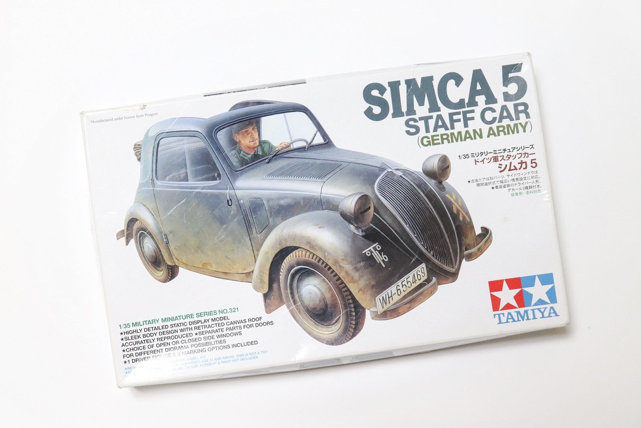 Tamiya 1/35 Simca 5 Staff Car - Kit Review - YouTube