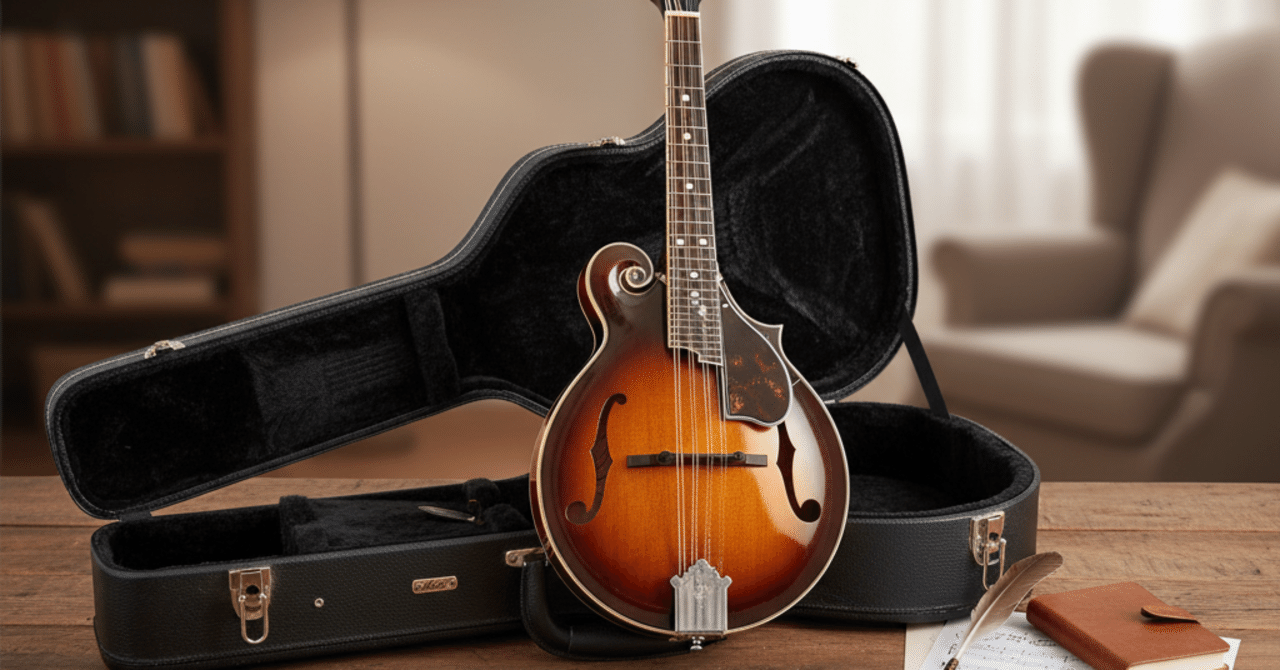 美品 Aria AM-200 フラットマンドリン バードケース付属品多数 アリア 美品 Aria AM-200 フラットマンドリン バードケース付属品多数