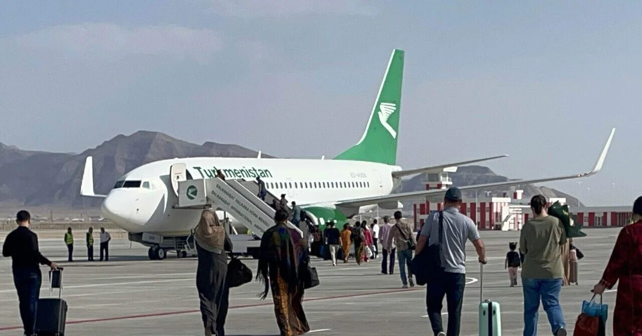 トルクメニスタン航空国内線搭乗記(バルカナバード→アシガバート