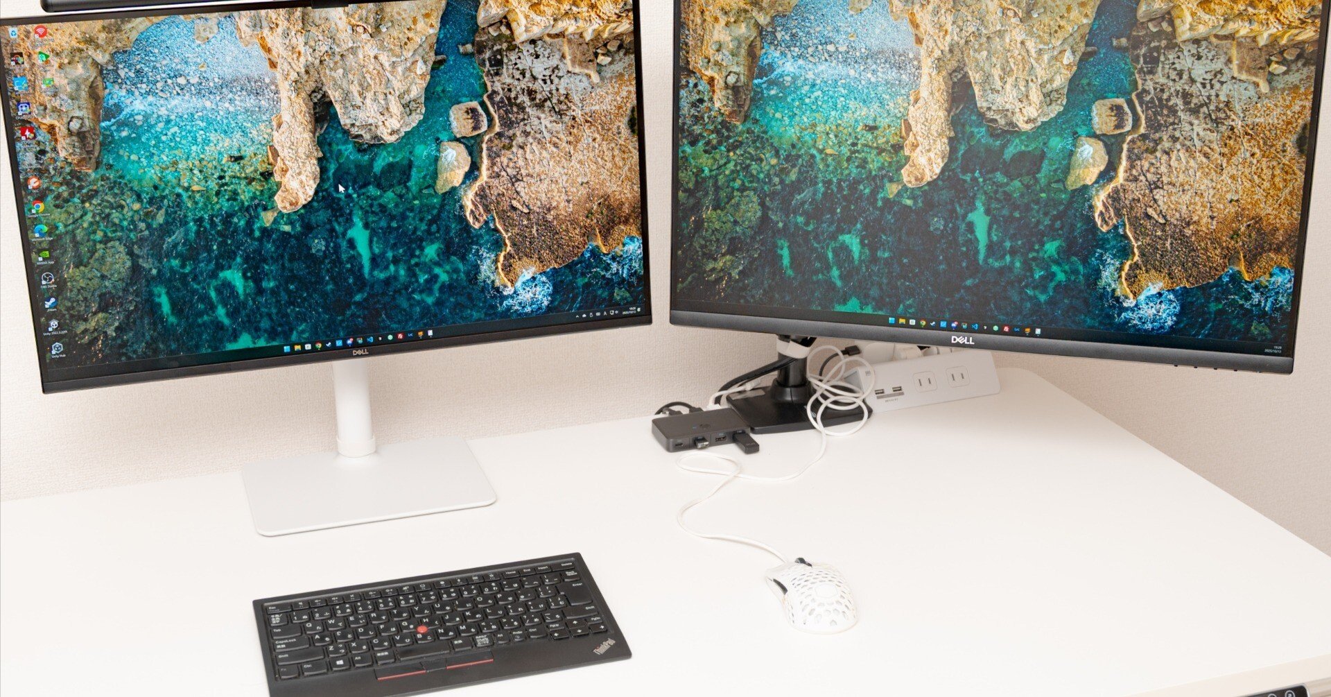 Dell S2725QC レビュー】27inch 4Kのモニター2枚にしてみたら最高だっ