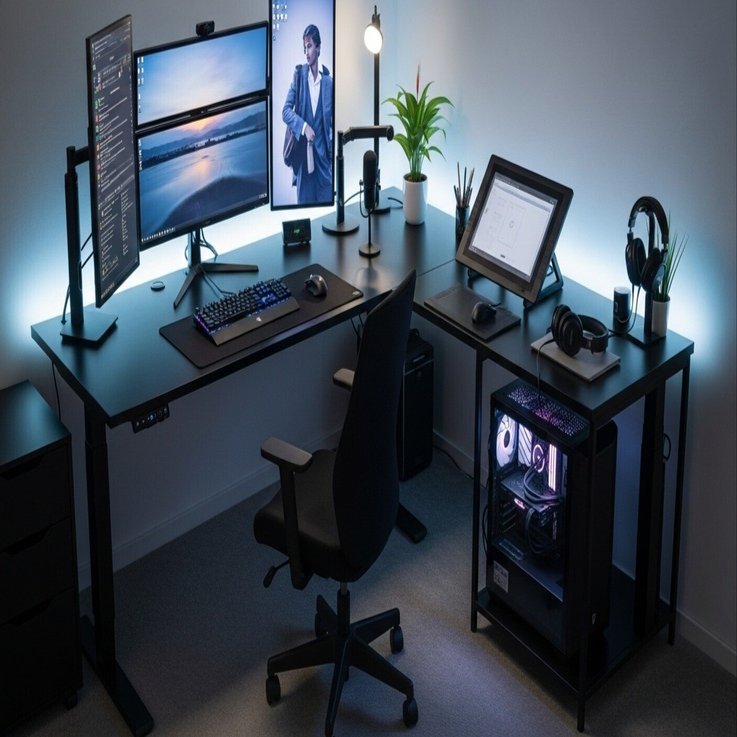 BHD-550Hレビュー｜後付けL字デスクでPC収納の悩みを解決｜ヤマタイ