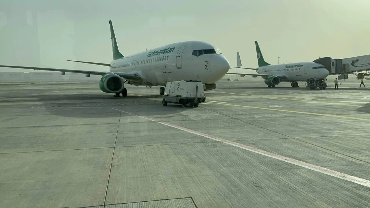 トルクメニスタン航空国内線搭乗記(バルカナバード→アシガバート