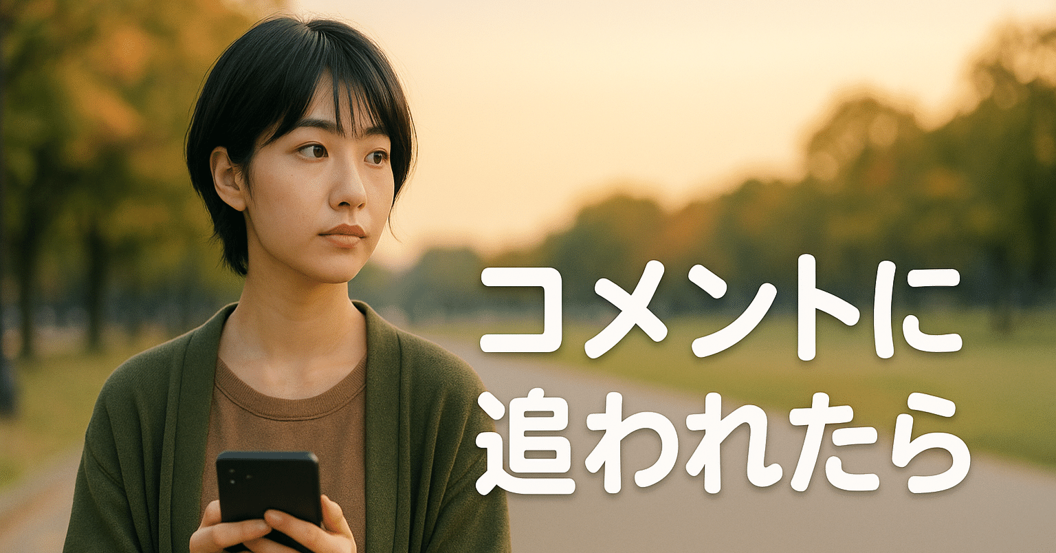 コメントに追われたとき、私がやめた3つのこと｜ヒツジ@AI×note副業