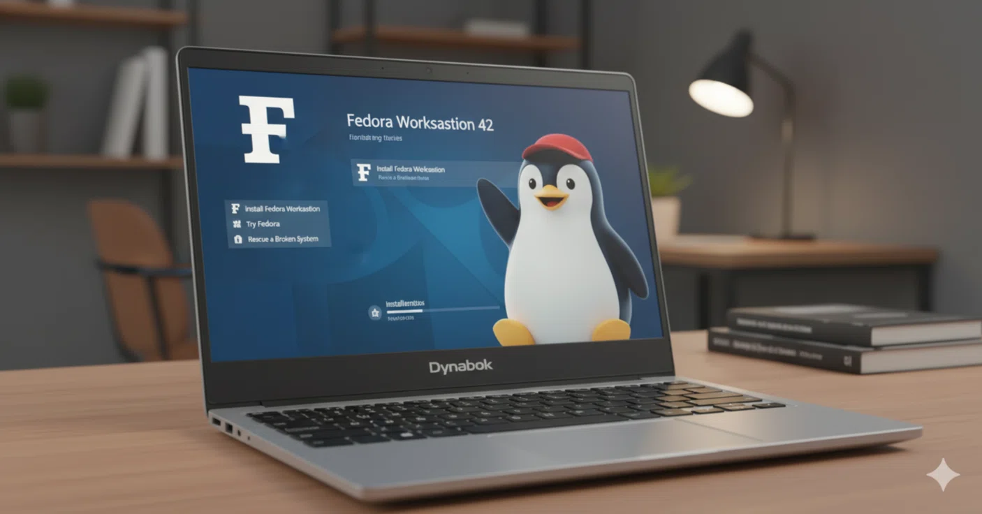軽量ノートにLinux(Fedora42)を入れてみた｜Shion Watanabe