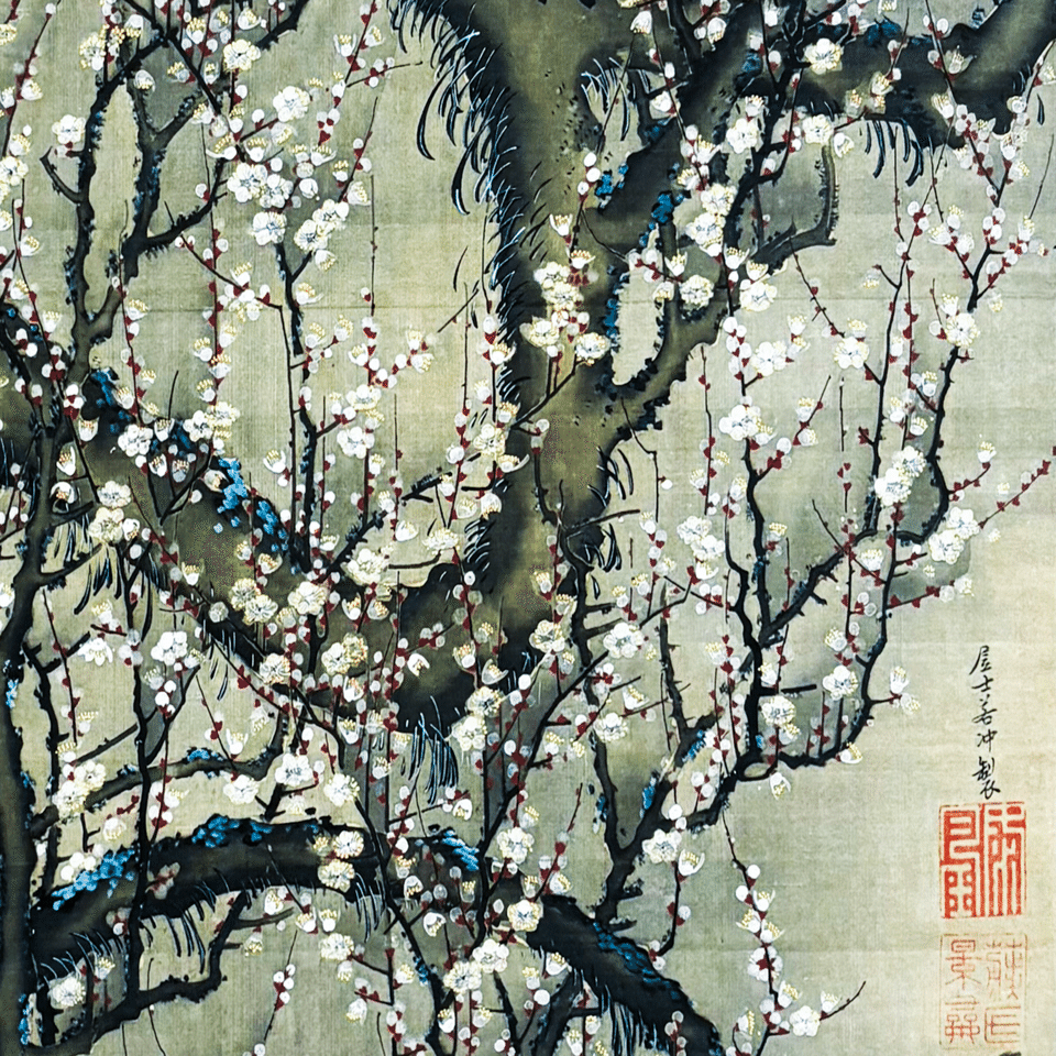 送料無料 江戸中期 青華松竹梅図三重箱 h9×6×6cm ☆大珍品☆ 色絵